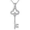 Super Key charm Pendant in silver Jewelry 925 Sterling silver pendant lamp lighting simple charms gold pendant design