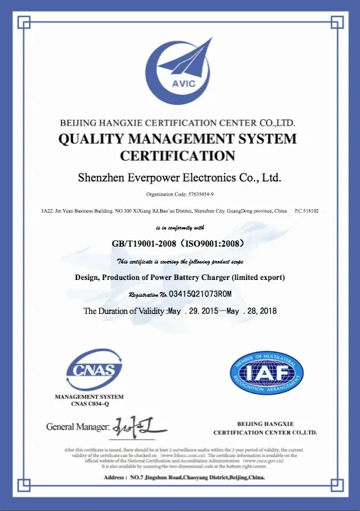 ISO 9001 certification