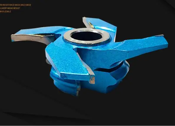 Customized Woodworking 4 Teeth TCT Tungsten Carbide Stair Handrail Knife Cutters