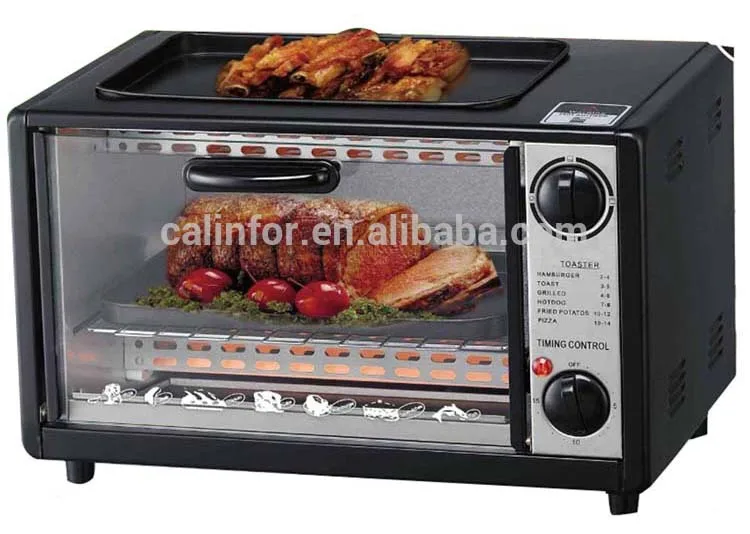 Calinfor 1500w 220v 30l Black Function Switch Portable Electric Oven