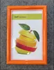 Small PVC moulding picture frame 6x4 inch with clear photo frame glass foreigner always import from china