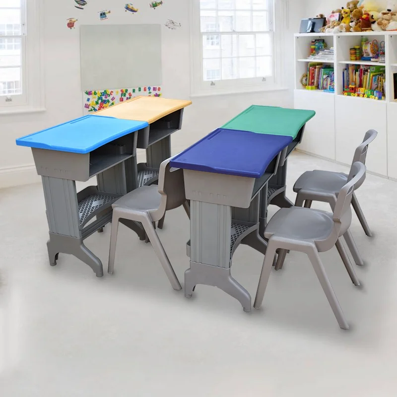Desks And Chairs For Kindergarten Training School Table Plastic