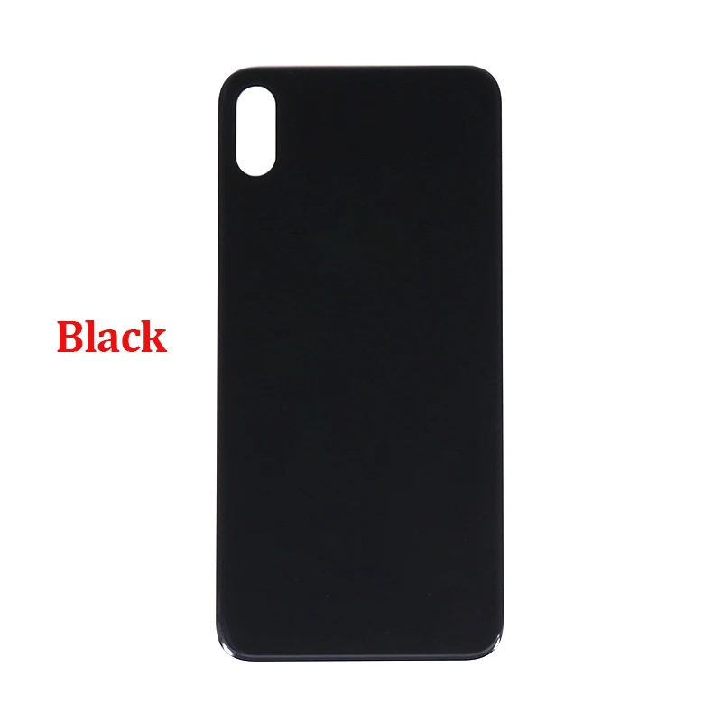 

Back Glass Panel Replacement Back Battery Glass Cover Door Housing Case For iPhone XS Max, Black