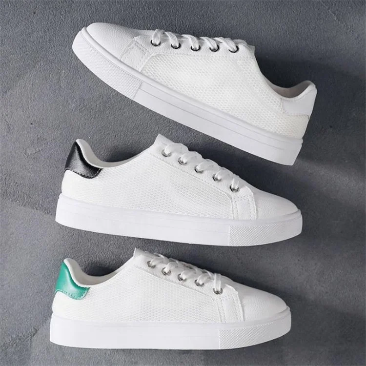 

Newest design wholesale casual sports shoes woman with white color
