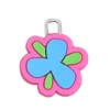 micro injection water proof high quality 3d custom made vinyl rubber flower zipper pull manufacturer