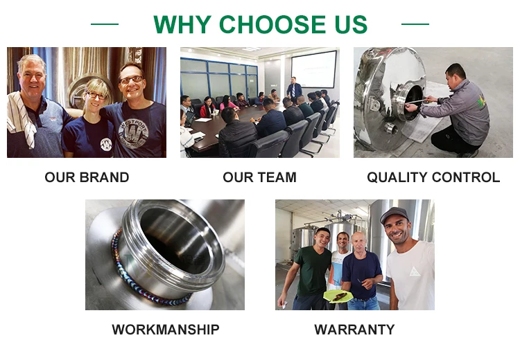 1000l 2000l bright beer tank / brite tank