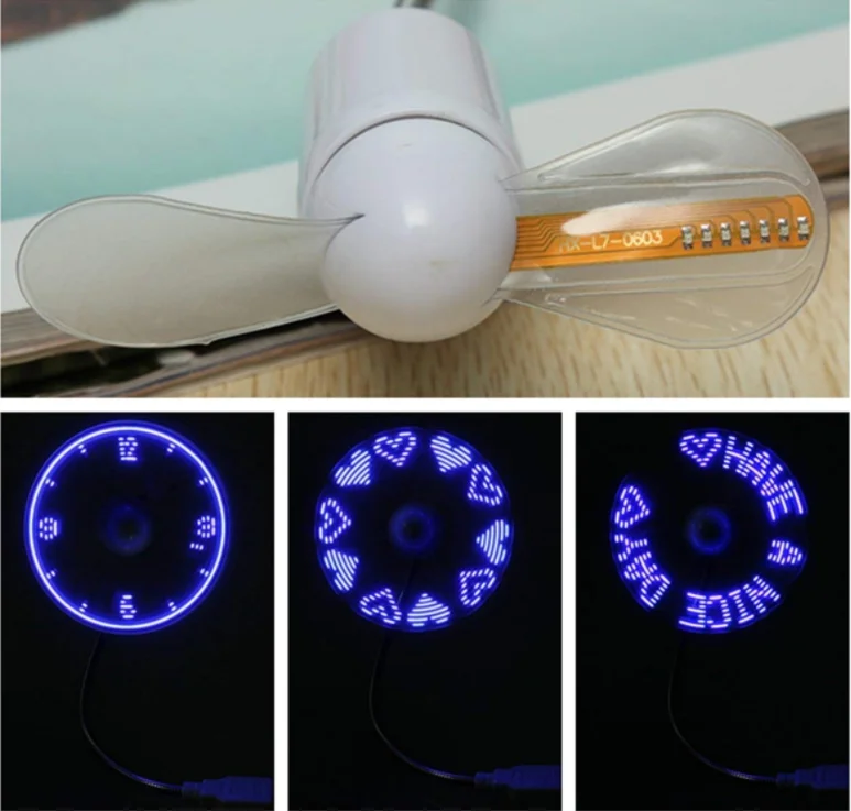 Flexible Custom Program Usb Pc Led Message Fan Buy Program Usb Led