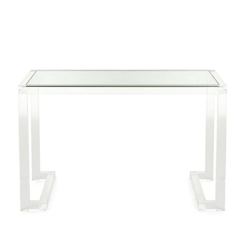 Rectangular Clear Acrylic Lucite Writing Desk In Office Buy