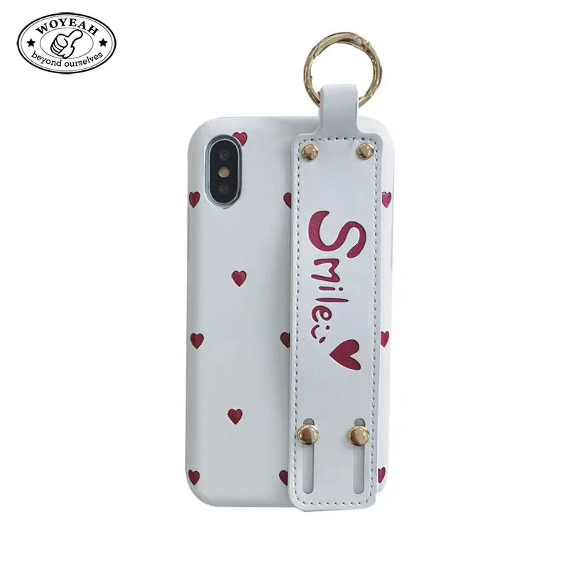 

Creative Love Heart Wristband Design TPU Phone Case for iphone X, White