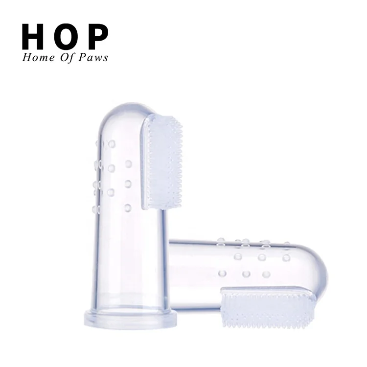 

Pet Finger Toothbrush Teeth Care Dog Brush for Puppy Small Dog Cat Cleaning Supplies, Custiomized