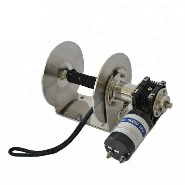 JVW-010F 12V/24V free fall anchor winch boat electric vertical windlass 400W Power saving