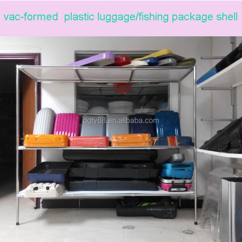 plastic luggage shell 