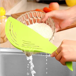 Image of Clean Rice Machine rice-washing manual cartoon stick whale animal food-grade plastic kitchen cooking tools