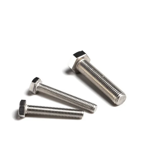 
Stainless steel hex bolt and nut DIN931&DIN933 hex bolts 