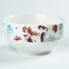 Food grade beautiful fish printed deep personalized cereal bowls ceramic