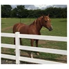 GEELIAN Cheap PVC Three Rail Horse Racing Post Rail Fence Farm Fence Posts