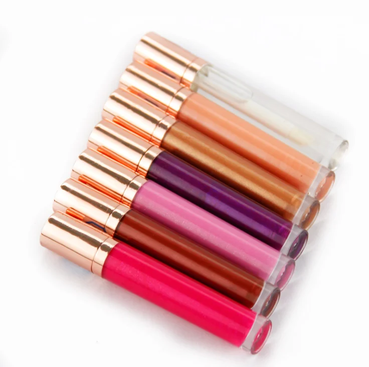 

High Quality Waterproof private label glitter Lip gloss, 8 colors for your choice