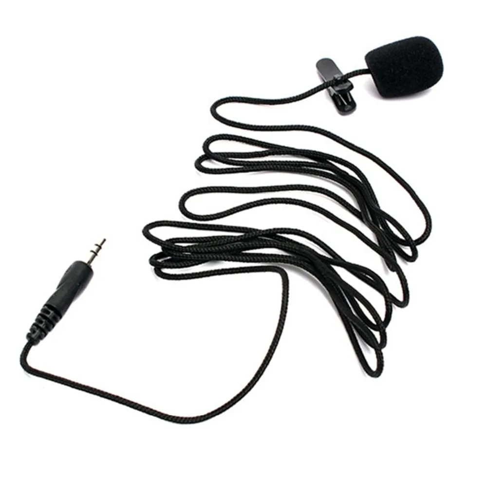 

119cm Mic Active 3.5mm Clip Microphone for GoPro H-I Hero 1 2 3 3+4 Sports Action Camera PC Laptop