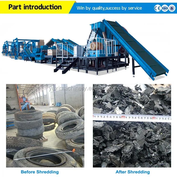 100 Separation Double Hook Tyre Wire Separating Machine Tire Steel