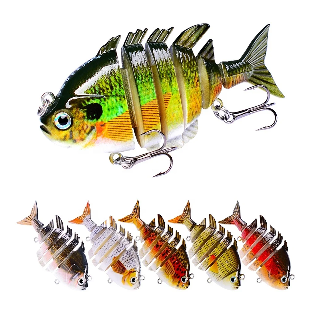 

Bluegill Swimbait Fishing Lures 8cm 14g Sunfish Artificial Hard Bait Fishing Tackle, 6 colors