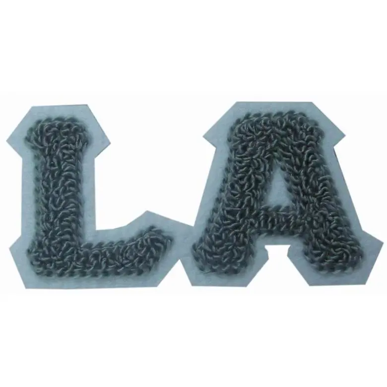 

New Chenille Alphabet Letter Patches for Letterman Jacket, 1-9 colors