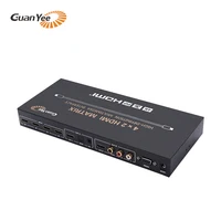 

Hdmi distributor video switcher 4 in 2 out hdmi matrix 4x2