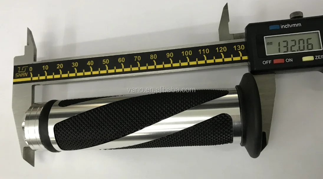 Motorcycle Rubber Aluminum handle grip with 25MM diameter