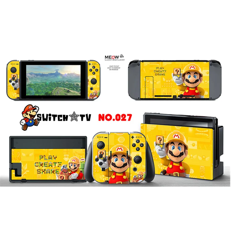 

Front&Back Vinyl Skin Sticker Decal Cover for Nintendo Switch Console and Joy-Con Controller