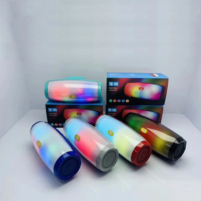 Wireless Speaker FM radio TF card USB Portable Music Mini bluetooth speaker with audio output led lights - ANKUX.COM