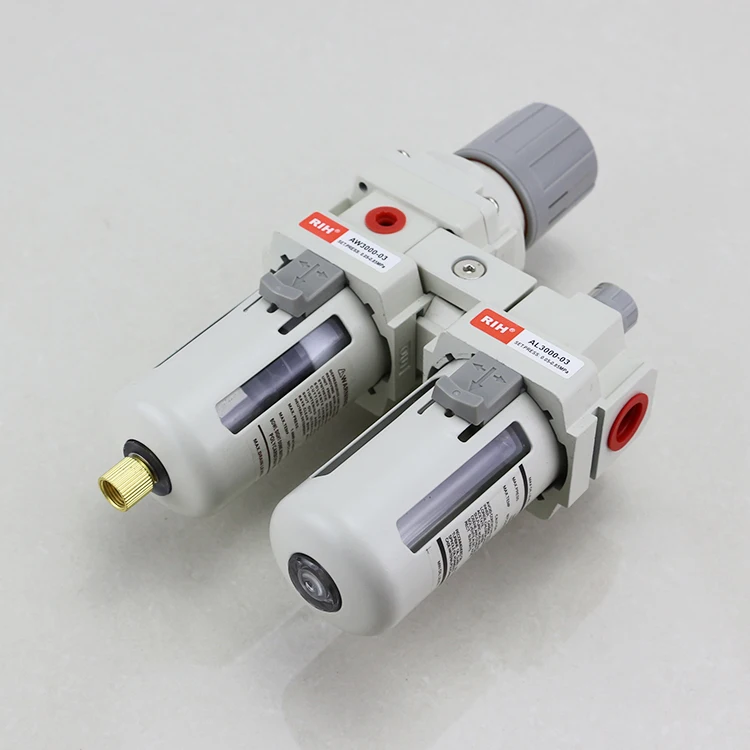 Smc Type Air Regulator Filter Lubricator,Half Inch Frl Ac401004,1/2