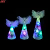 Wholesale led light fiber optic angel wings christmas ornament