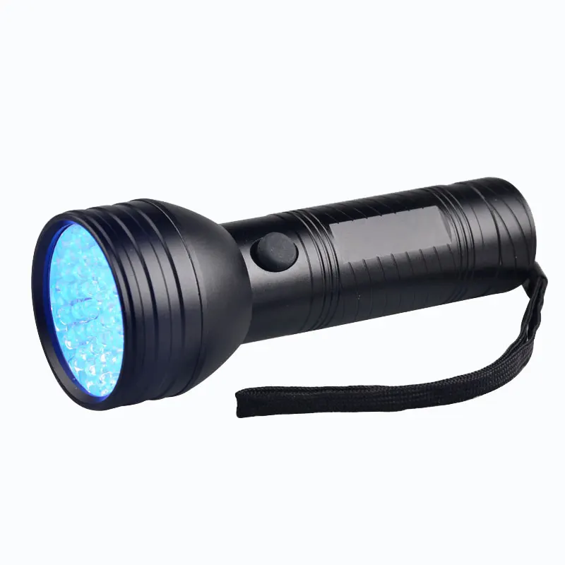 Ultra Violet UV Blacklight 51 LED Aluminium Pet Flashlight AA Torch Light Lamp