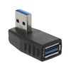 90 Degree Vertical Left Right Up Down Angled USB 3.0 Male to A Female M/F Adapter Connector Converter