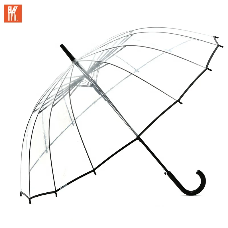 

Top quality Customized Cheap Rain Transparent straight Umbrella