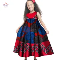 

African Women Clothing kids dashiki Traditional cotton Dresses Matching African Print Dresses Children Clothes BRW WYT48