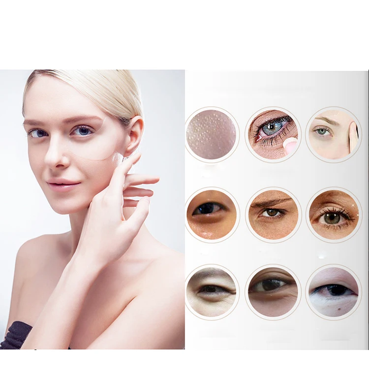 24k Gold Collagen Crystal Jelly Eye Mask Private Label Antiaging