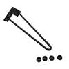 Black Hairpin Legs Set for 4 Heavy Duty Hairpin Table Legs Metal