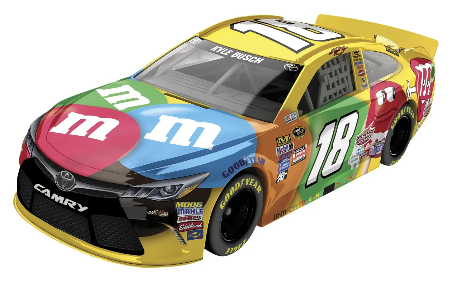 Buy Lionel Racing Kyle Busch 18 M Ms 2016 Toyota Camry Nascar Diecast Car 1 64 Scale In Cheap Price On Alibaba Com