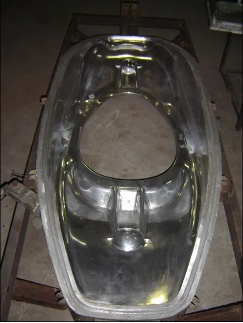 kayak mould with high polish 