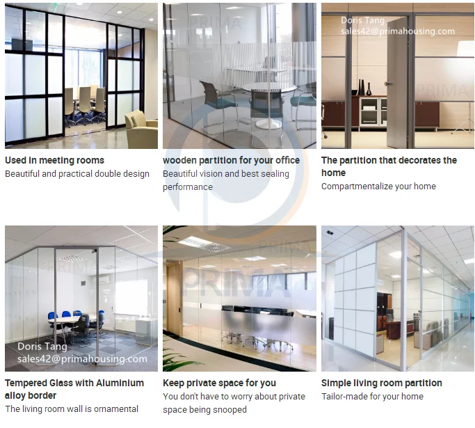 Acoustic Noise Cancelling Glass Partition Wall - Buy Acoustic Glass ...