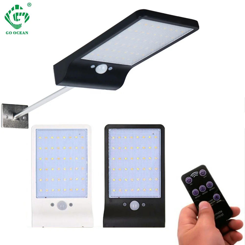 

Factory direct Mounted Morden Good Black Sensor IP65 Powered External light Wall solar light For Patio Decks