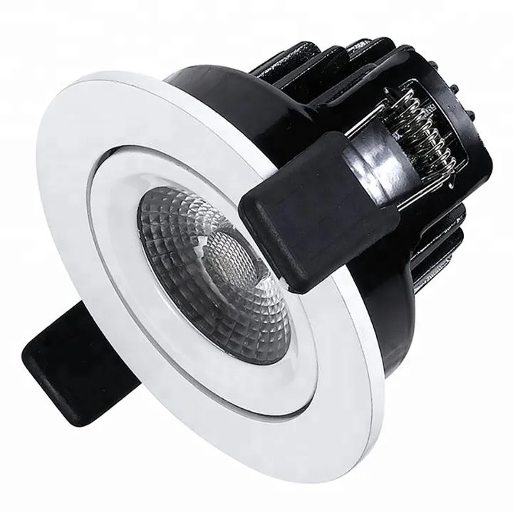 3 inch 8w cob light fire rate led downlight ip65 vertex lighting