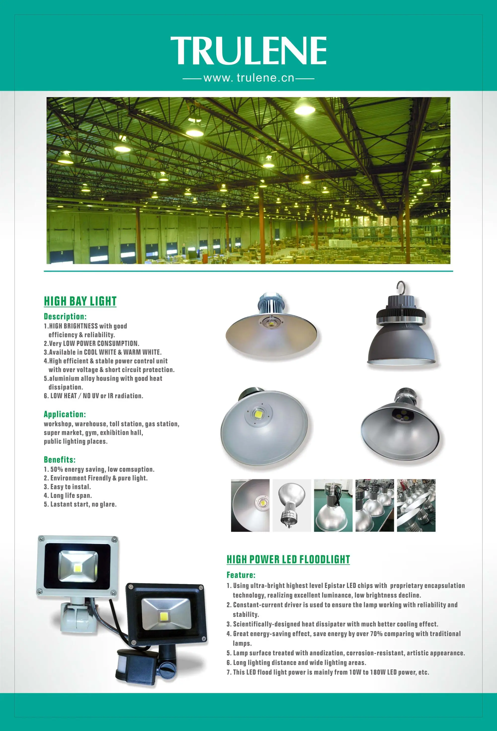High power lumen IP65 Factory Industrial 100w 150w 200w 250w 300w 400w 500w UFO Led High Bay Light Fixture