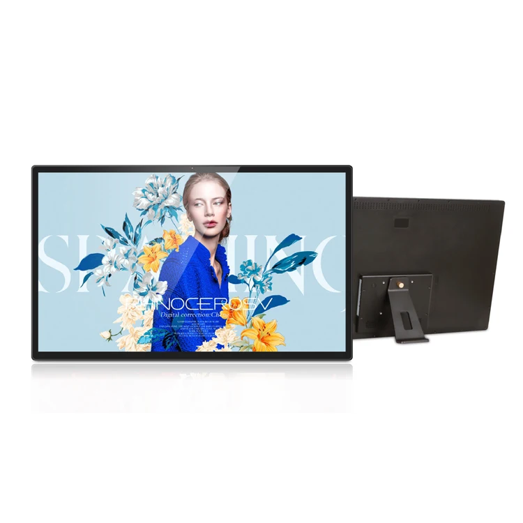 

32 inch lcd panel tablet pc indoor elevator android digital signage totem wall mounted display stands
