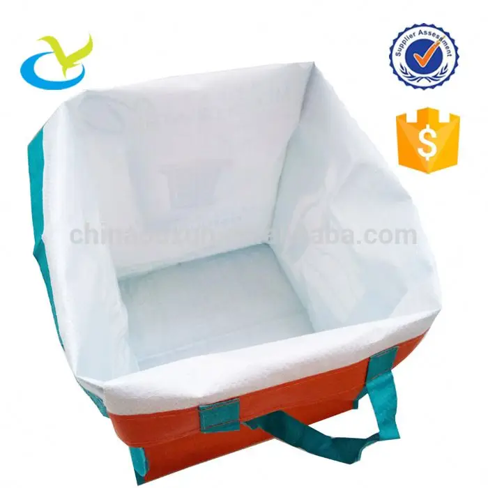 
New style carry shopping recyclable heat seal sack pp woven bag 