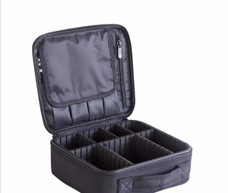

yaeshii easy carring unique convenient waterproof cosmetic bag, Black or red
