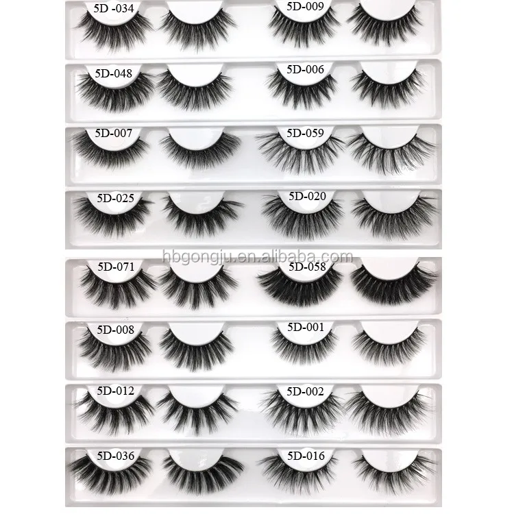 long curling eyelash customized