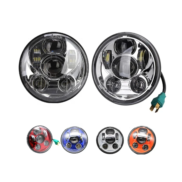 

Motorcycle Accessories 5 3/4" Headlight  Projector Led Headlight For Harley