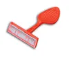 orange safety razor HIGH SECURITY THUMBPRINT RAZOR jail prison razor