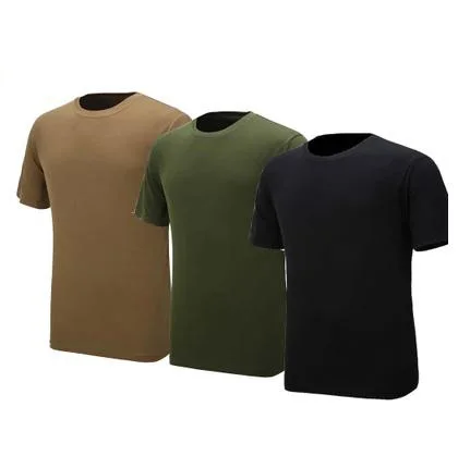 

high quality wholesale custom print quick dry army green mesh breathable combat military t shirt